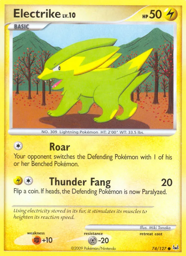 Dynavolt Lv.10 — Platinum — Pokémon