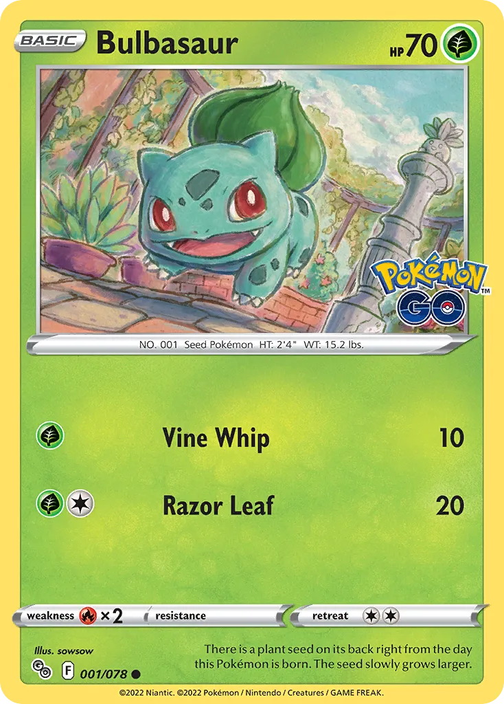 Bulbasaur — Pokemon GO — Pokémon