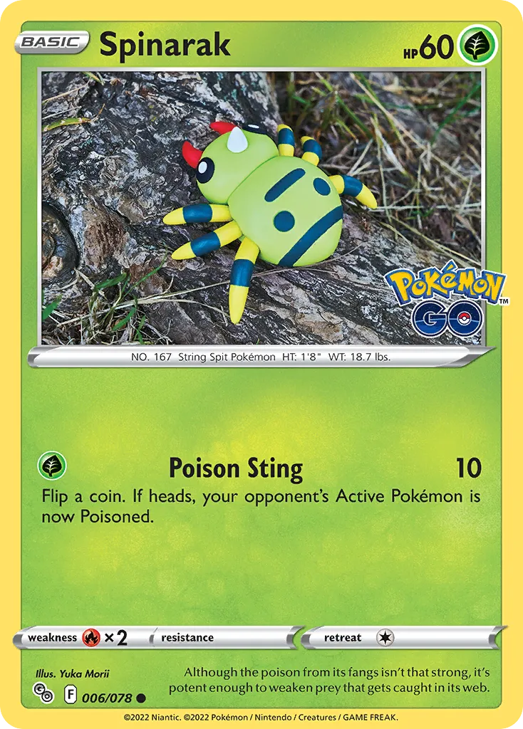 Spinarak — Pokemon GO — Pokémon