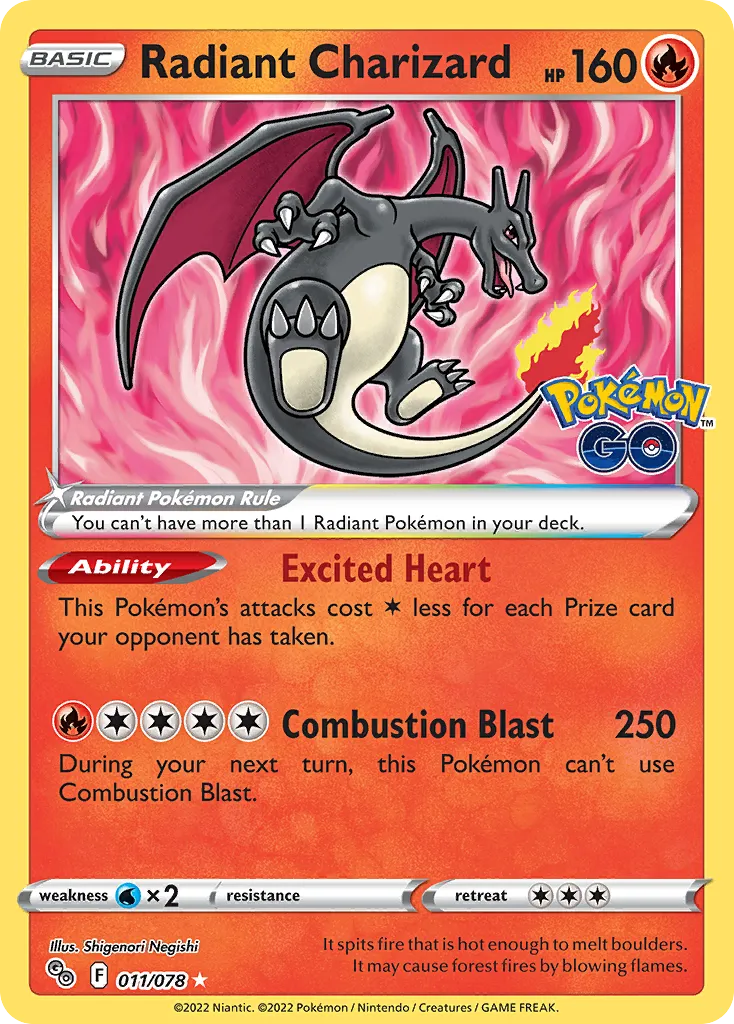 Radiant Charizard — Pokemon GO — Pokémon