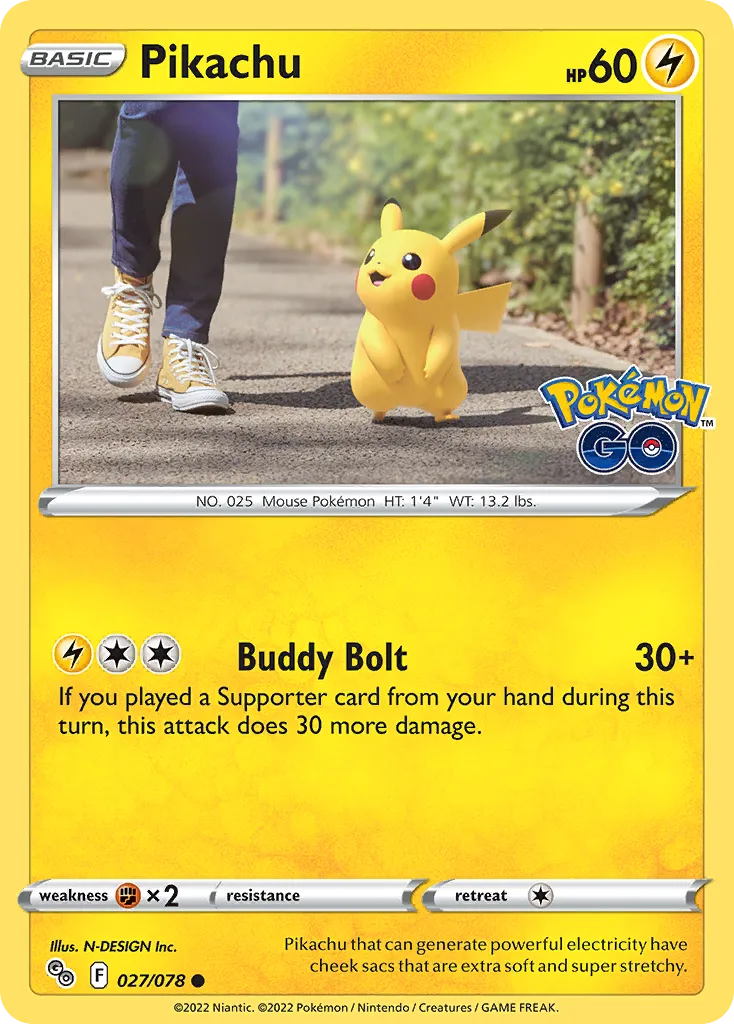 Pikachu — Pokemon GO — Pokémon
