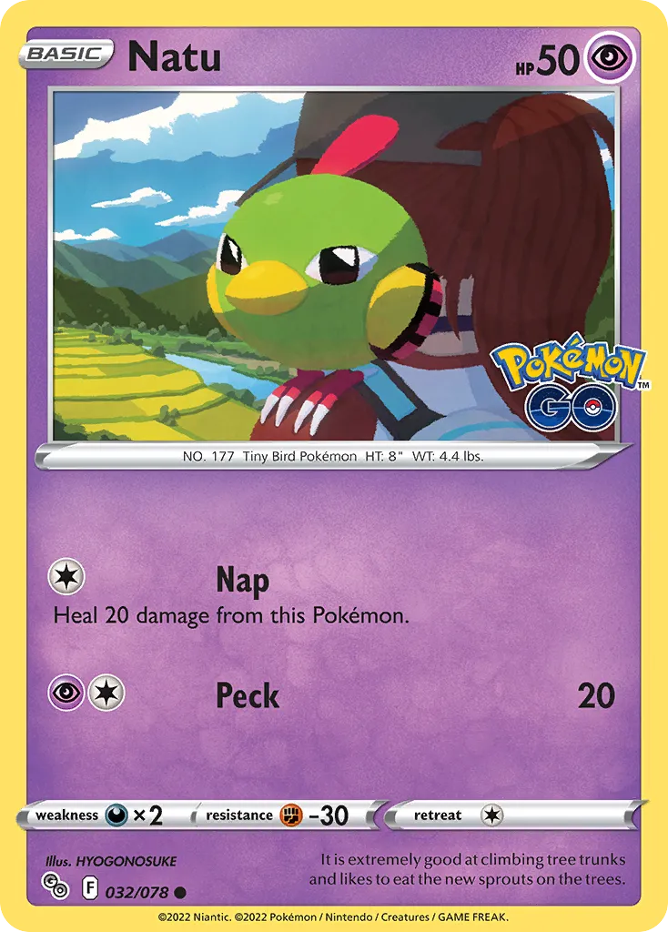 Natu from Pokemon GO - Pokemon