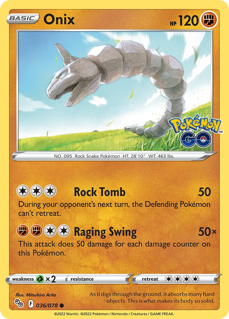 Onix from Pokemon GO - Pokemon