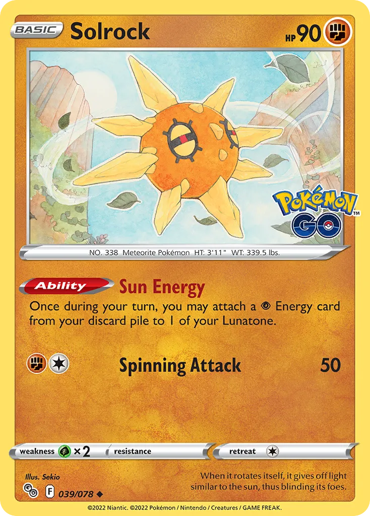 Solrock — Pokemon GO — Pokémon