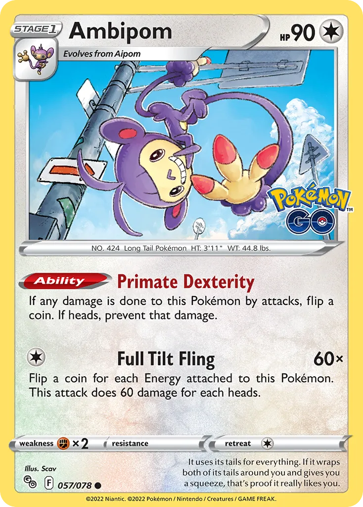 Ambipom — Pokemon GO — Pokémon