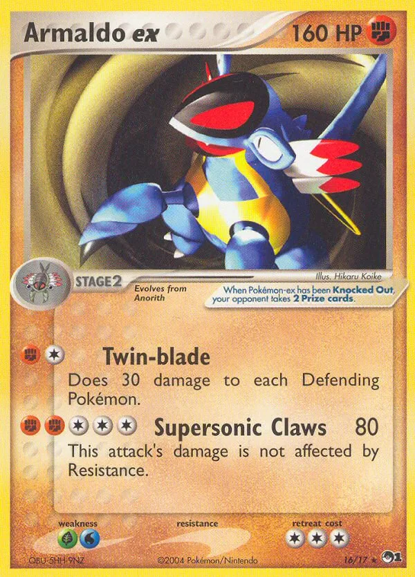 Armaldo ex — POP Series 1 — Pokémon