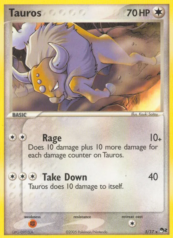 Tauros — POP Series 2 — Pokémon