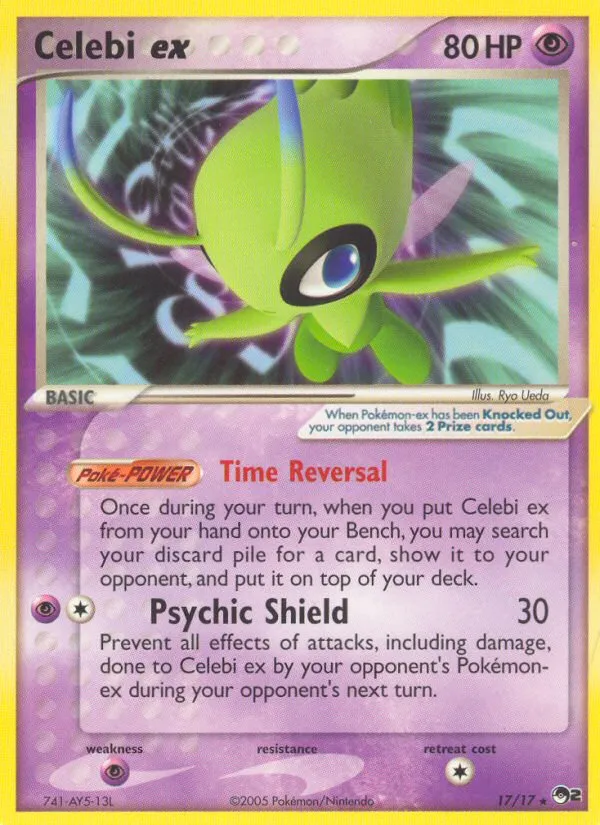 Celebi ex — POP Series 2 — Pokémon