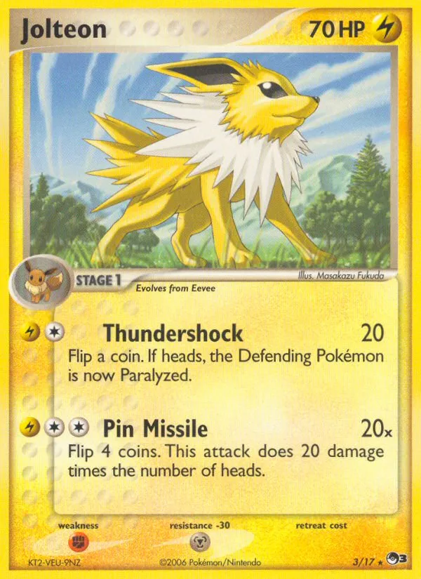 Jolteon — POP Series 3 — Pokemon