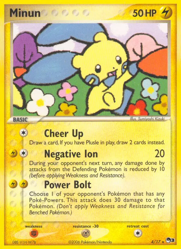 Minun — POP Series 3 — Pokémon
