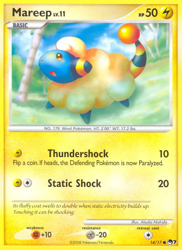 Wattouat Lv.11 — POP Series 7 — Pokemon