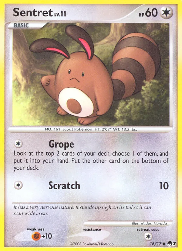 Fouinette Lv.11 — POP Series 7 — Pokemon