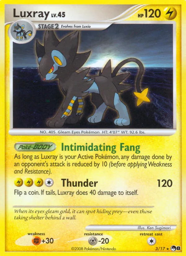 Luxray — POP Series 8 — Pokemon