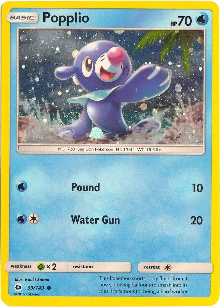 Popplio — Miscellaneous Cards & Products — Pokemon