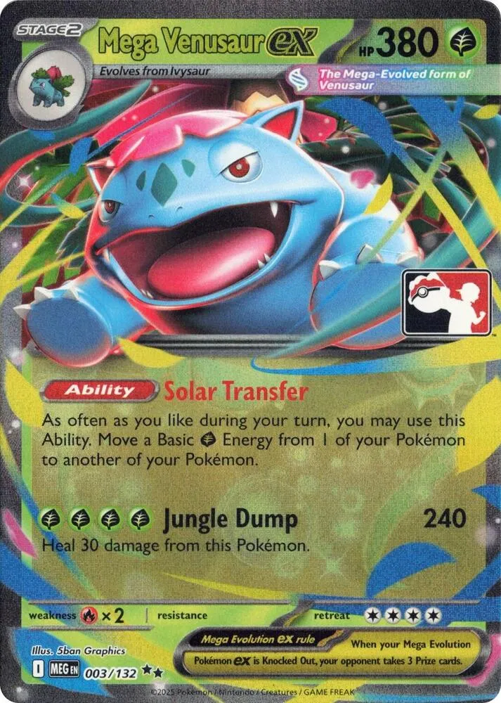 Mega Venusaur ex — Prize Pack Series Cards — Pokemon