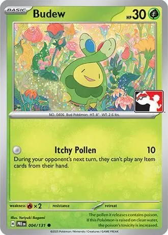 Budew — Prize Pack Series Cards — Pokémon