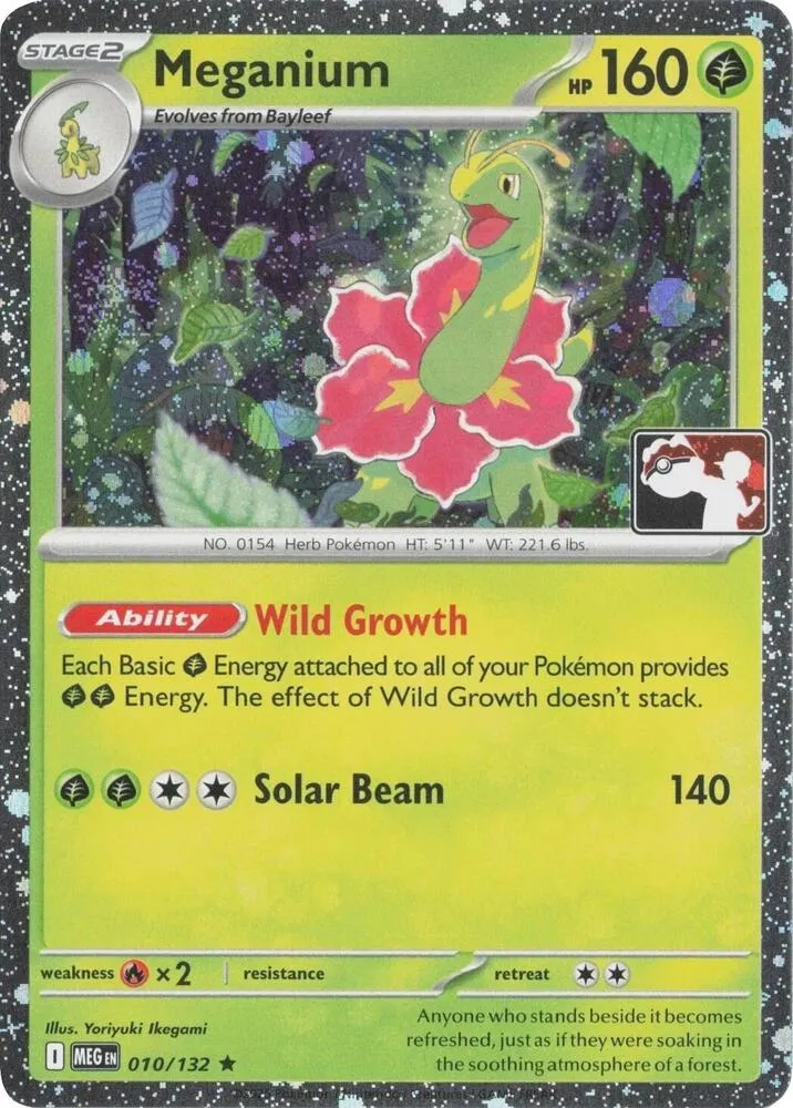 Meganium — Prize Pack Series Cards — Pokemon