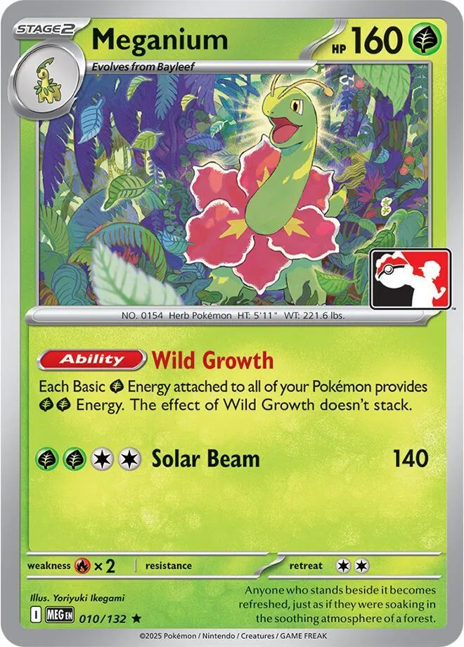 Meganium — Prize Pack Series Cards — Pokemon