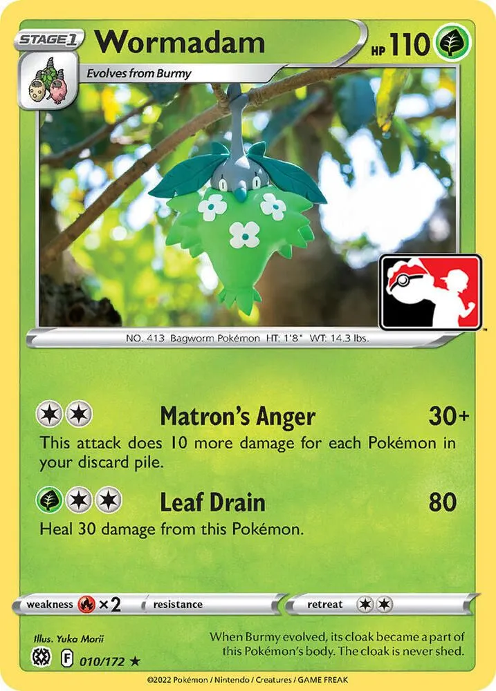 Wormadam from Prize Pack Series Cards - Pokemon