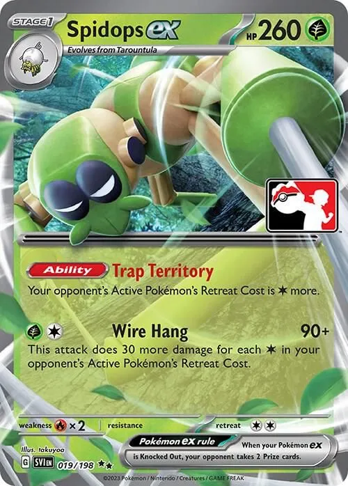 Spidops ex — Prize Pack Series Cards — Pokemon