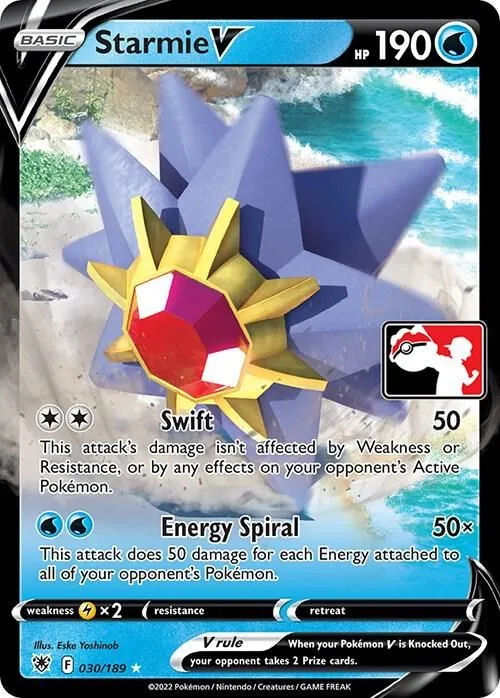 Starmie V — Prize Pack Series Cards — Pokemon