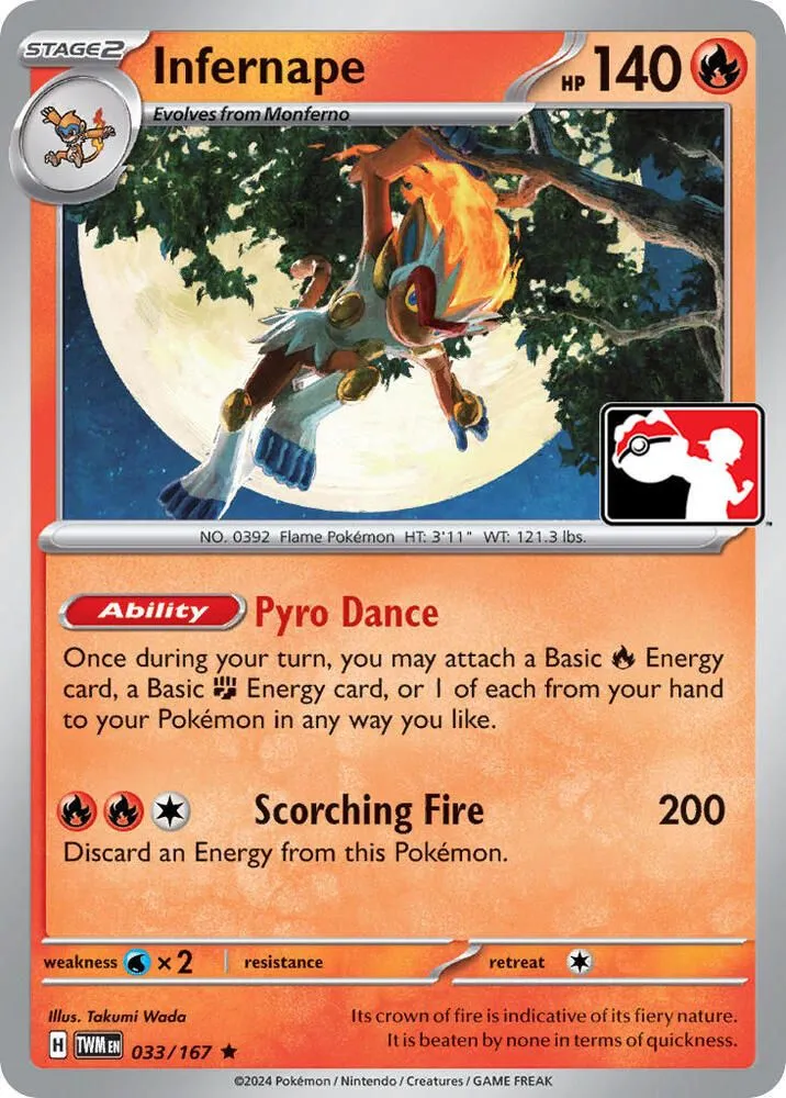 Infernape — Prize Pack Series Cards — Pokemon