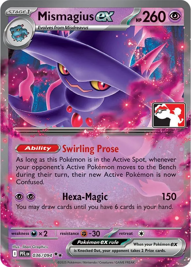 Mismagius ex — Prize Pack Series Cards — Pokemon