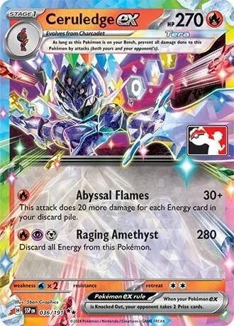 Malvalame ex — Prize Pack Series Cards — Pokemon
