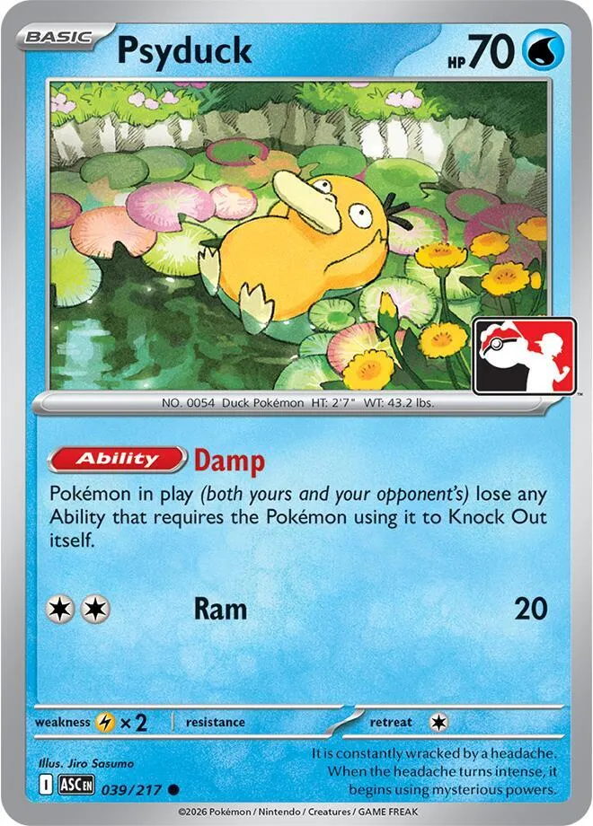 Psyduck — Prize Pack Series Cards — Pokemon