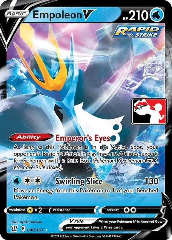 Empoleon V — Prize Pack Series Cards — Pokemon
