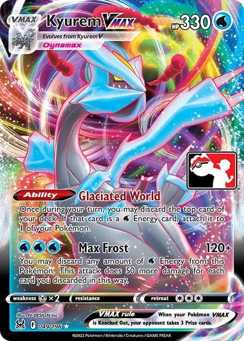 Kyurem VMAX — Prize Pack Series Cards — Pokémon
