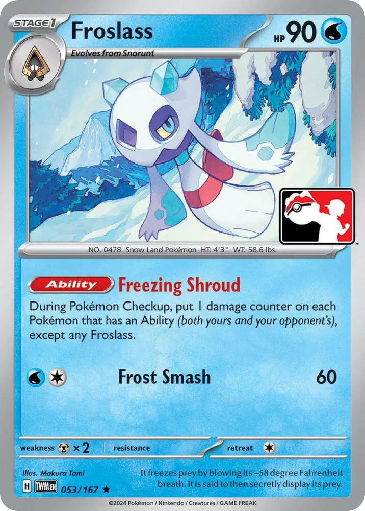 Froslass — Prize Pack Series Cards — Pokemon