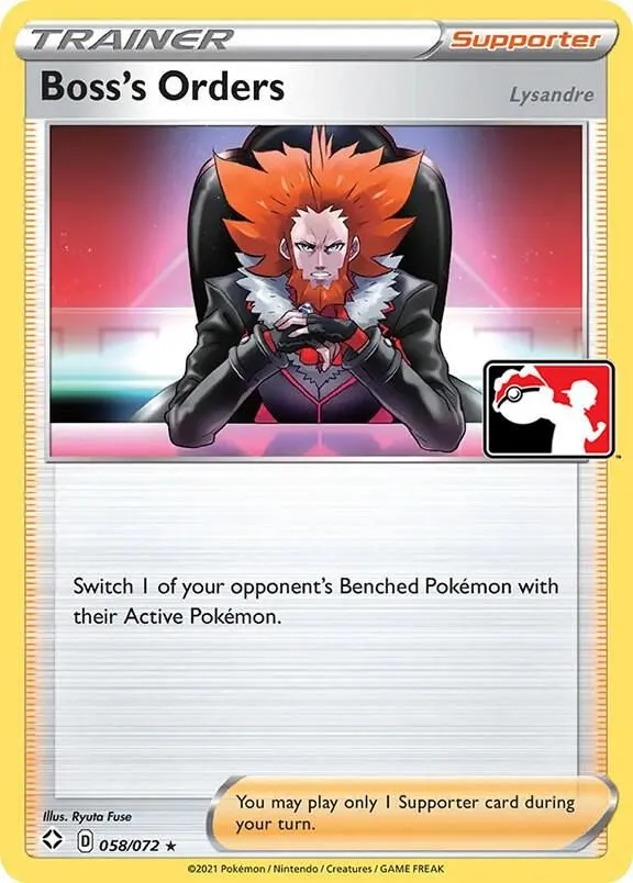 Boss's Orders — Prize Pack Series Cards — Pokemon