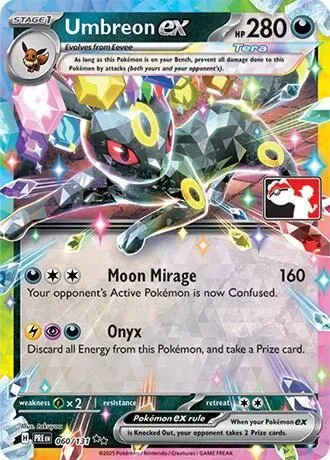 Noctali ex — Prize Pack Series Cards — Pokémon