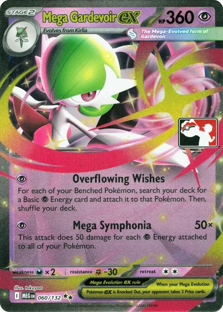 Mega Gardevoir ex — Prize Pack Series Cards — Pokemon