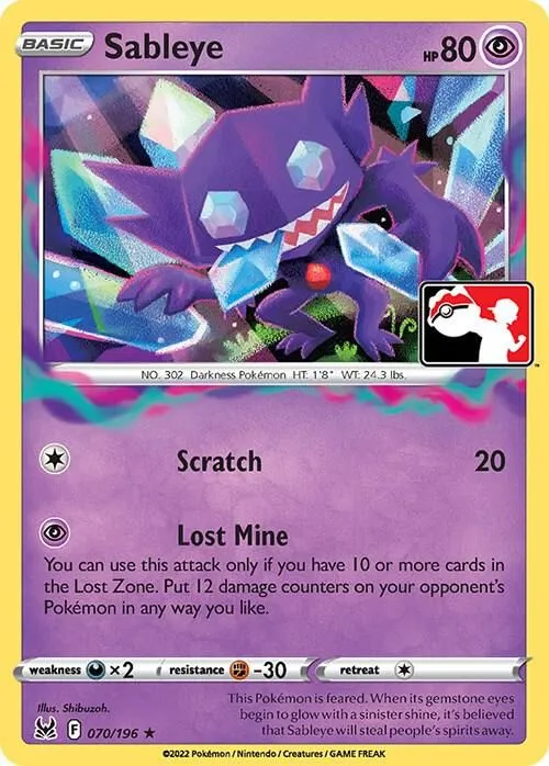 Sableye — Prize Pack Series Cards — Pokemon