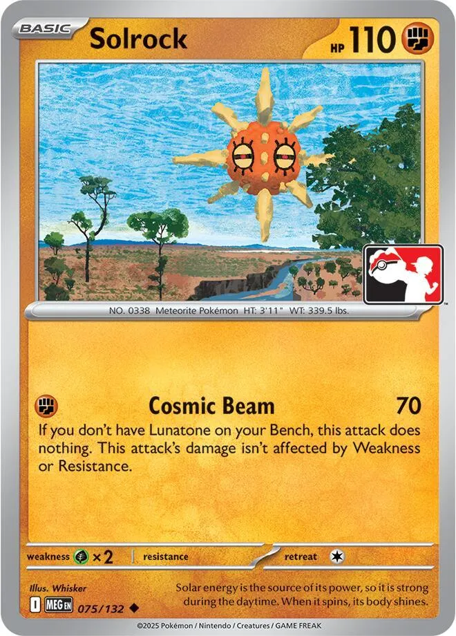 Solaroc — Prize Pack Series Cards — Pokémon