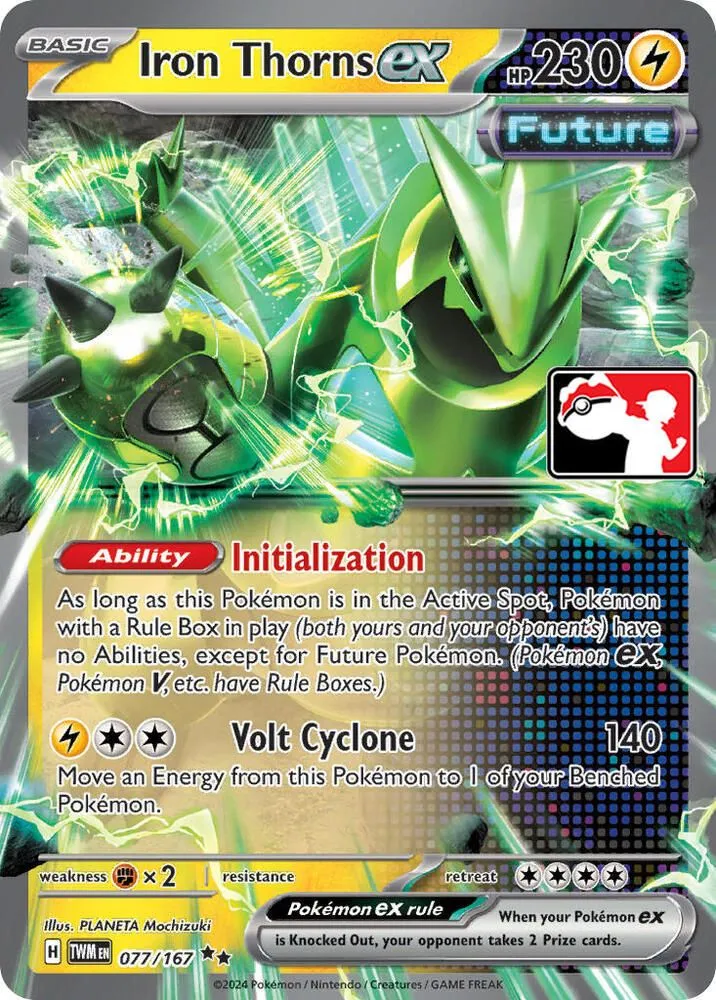 Iron Thorns ex — Prize Pack Series Cards — Pokemon