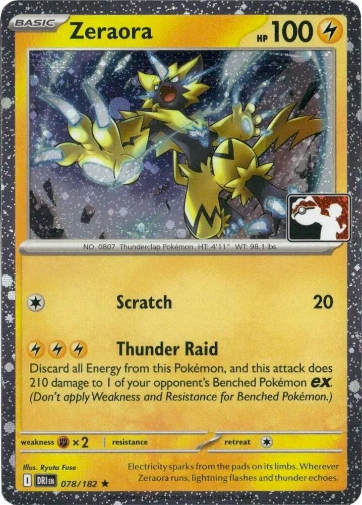 Zeraora — Prize Pack Series Cards — Pokemon