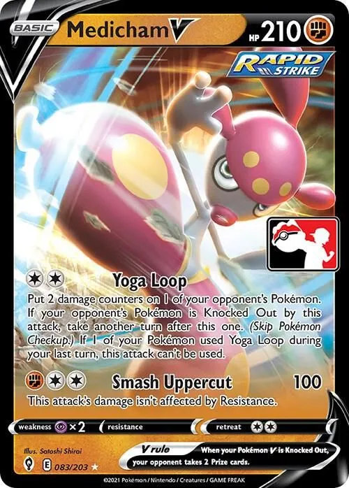 Medicham V — Prize Pack Series Cards — Pokemon