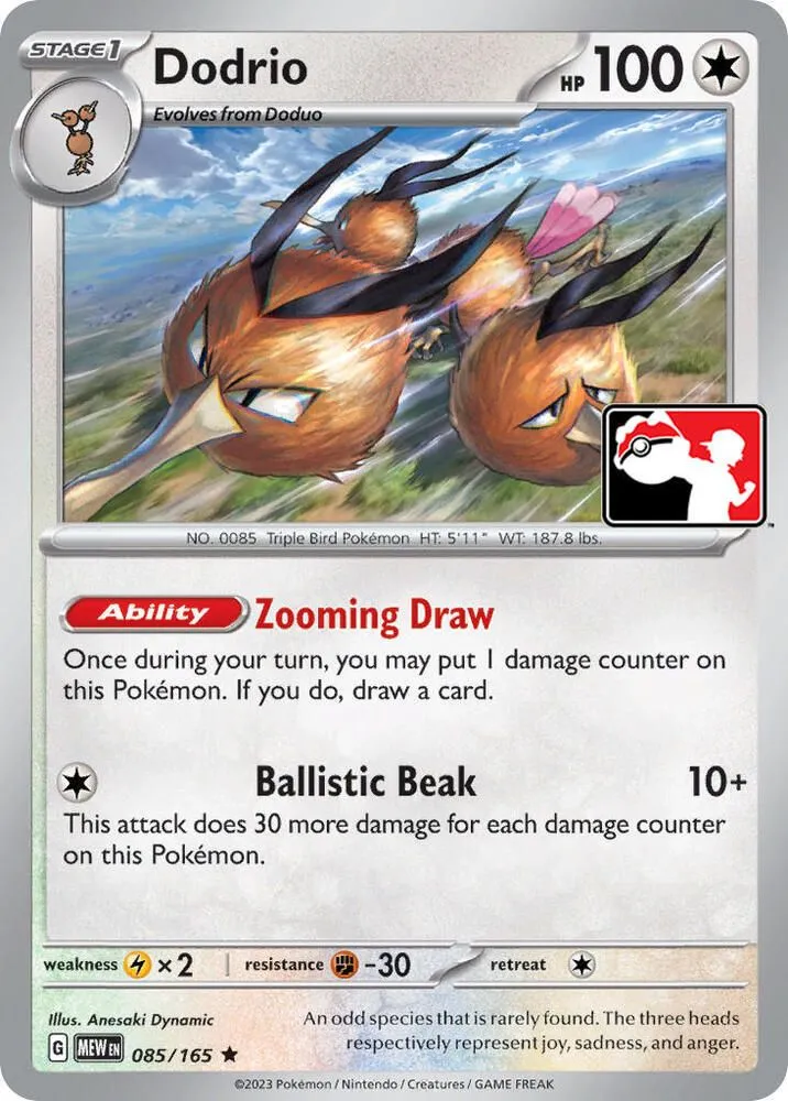 Dodrio — Prize Pack Series Cards — Pokemon