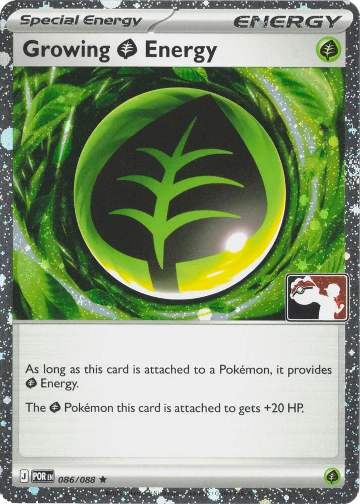 Growing Grass Energy from Prize Pack Series Cards - Pokemon