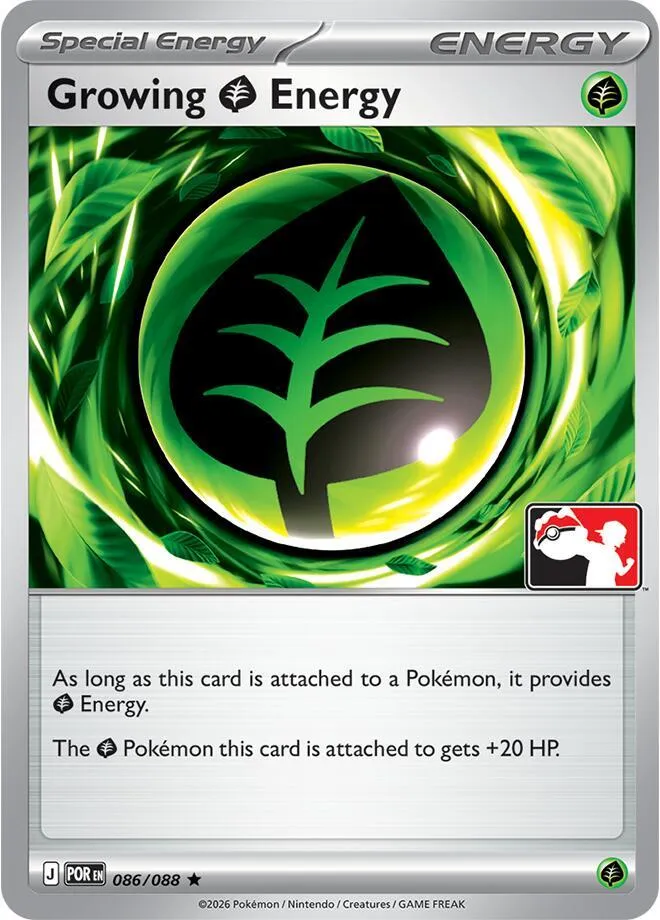 Growing Grass Energy — Prize Pack Series Cards — Pokemon
