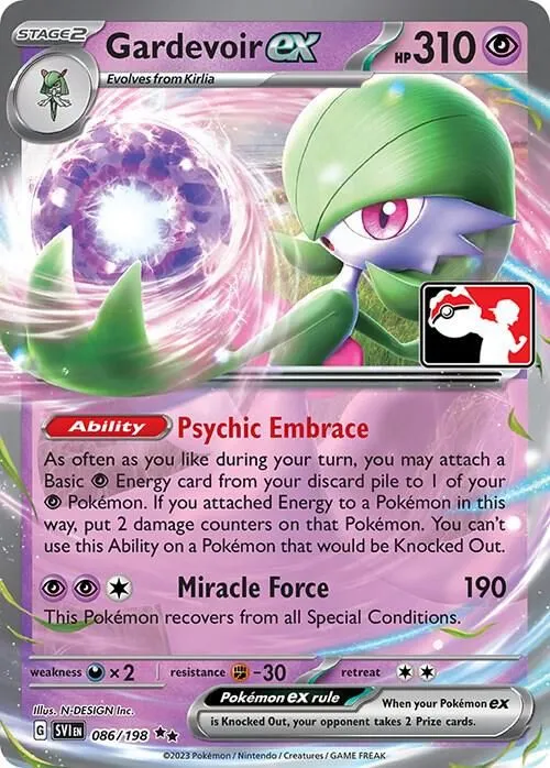 Gardevoir ex — Prize Pack Series Cards — Pokémon