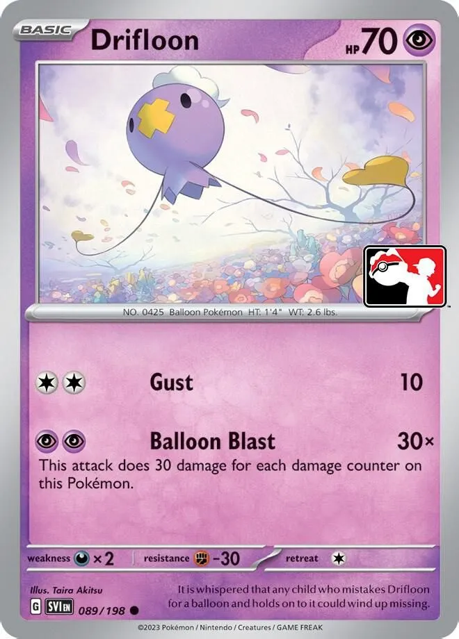 Drifloon — Prize Pack Series Cards — Pokemon
