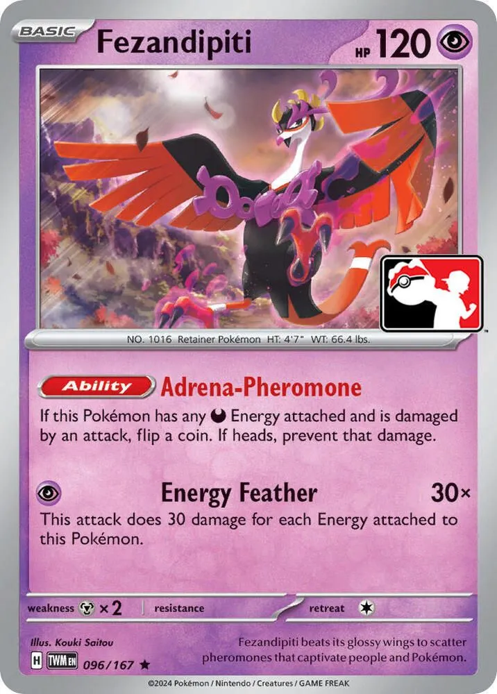 Fezandipiti — Prize Pack Series Cards — Pokémon