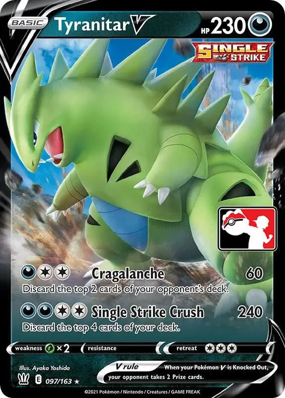 Tyranitar V — Prize Pack Series Cards — Pokemon