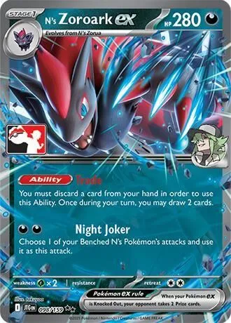 N's Zoroark ex — Prize Pack Series Cards — Pokemon