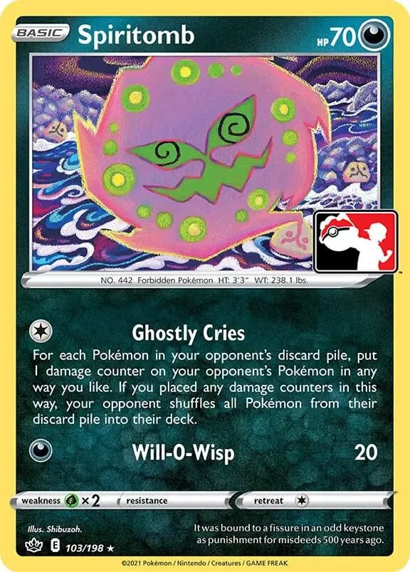 Spiritomb — Prize Pack Series Cards — Pokémon