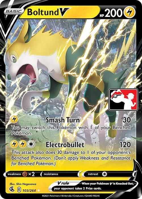 Boltund V — Prize Pack Series Cards — Pokémon